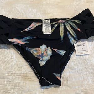 NWT Roxy high waist bikini bottoms size M